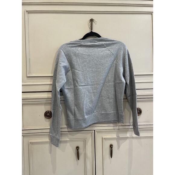 NWT $88 Limited Edition‎ Rebecca Minkoff Gray Sweater Cotton Blend Size Small - Picture 4 of 6
